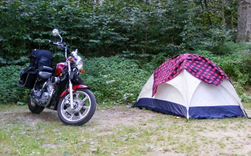 motorcycle camping across america